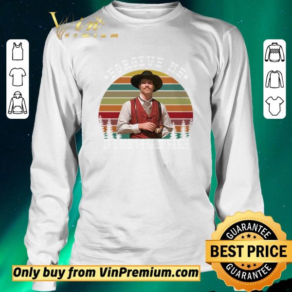 Hot Forgive me If I don’t Shake Hands Tombstone Covid 19 sunset shirt sweater
