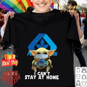 Baby Yoda Mask Albertsons I Can’t Stay At Home Coronavirus shirt