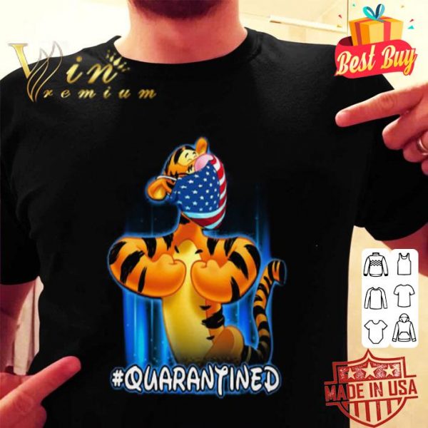 Disney Tigger Mask America Quarantined Coronavirus shirt