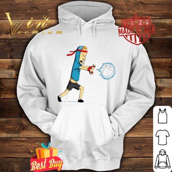 Beavis Son Goku Kamehameha Toilet Paper shirt