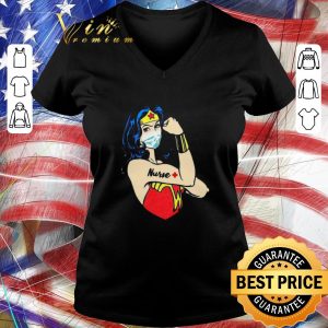 Pretty Strong Wonder Woman mask Nurse Coronavirus shirt 2