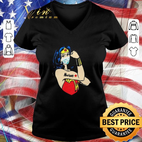 Pretty Strong Wonder Woman mask Nurse Coronavirus shirt