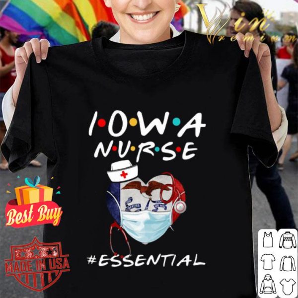 State Iowa mask Nurse Essential Coronavirus shirt