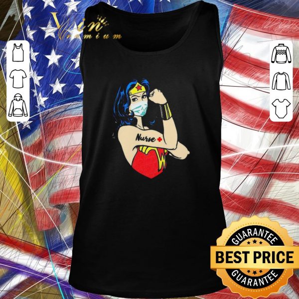 Pretty Strong Wonder Woman mask Nurse Coronavirus shirt