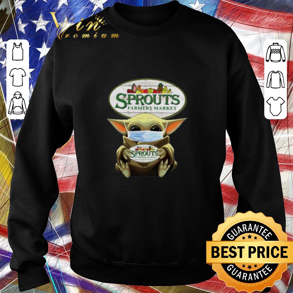 bc723c7d funny baby yoda mask sprouts farmers market coronavirus shirt 4 - Funny Baby Yoda Mask Sprouts Farmers Market Coronavirus shirt