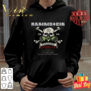 Skull Rammstein 2020 Pandemic Covid-19 In case of emergency shirt