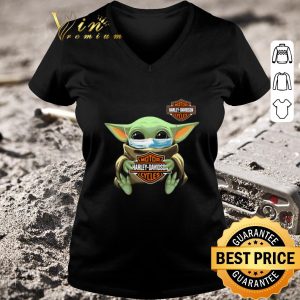 Top Baby Yoda mask Motor Harley-Davidson Cycles Coronavirus shirt 2 Top Baby Yoda mask Motor Harley-Davidson Cycles Coronavirus shirt 2