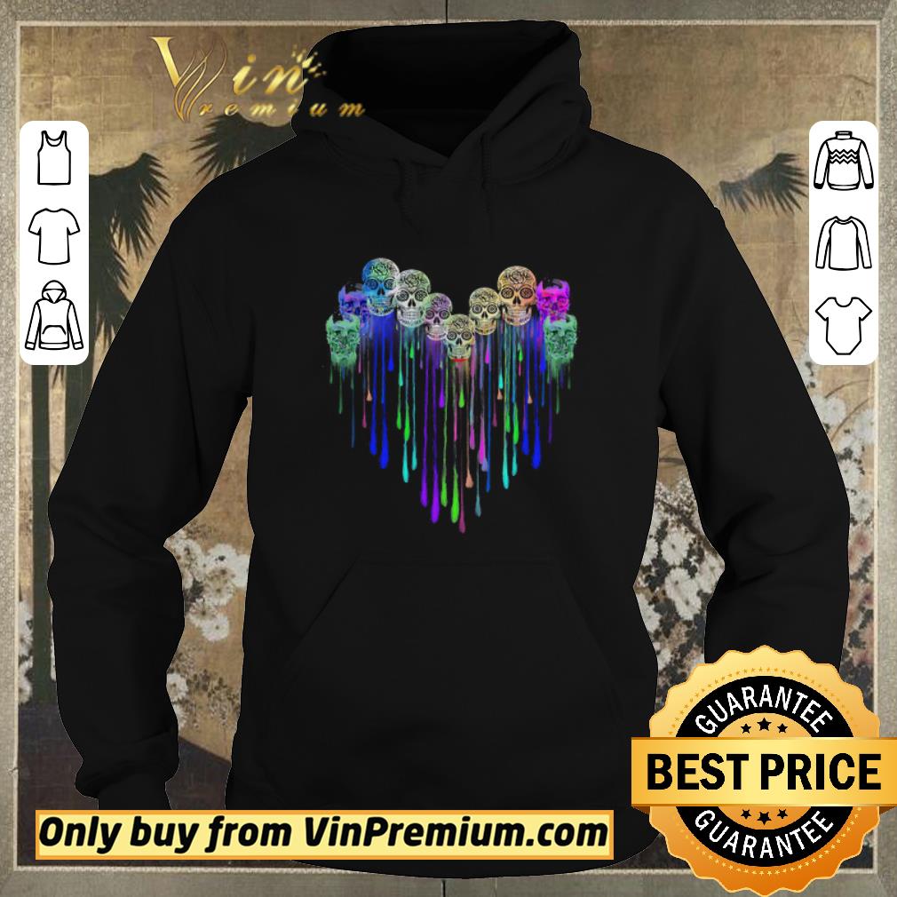c7cab6b5 pretty skulls tattoo watercolor shirt sweater 4 - Pretty Skulls Tattoo Watercolor shirt sweater