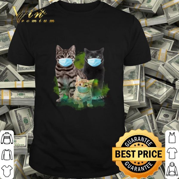 Cats Face Mask Coronavirus shirt