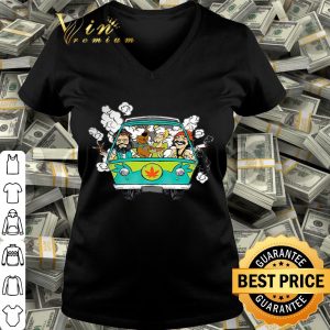 Hippie weed bus Cheech and Chong Scooby Doo smoking shirt