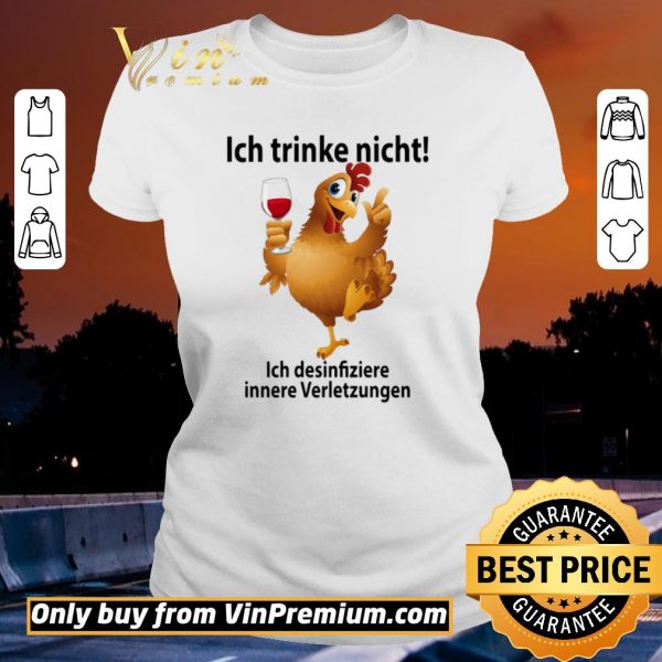Awesome Ich Trinke Nicht Ich Desinfiziere Innere Verletzungen With My Beagle shirt sweater