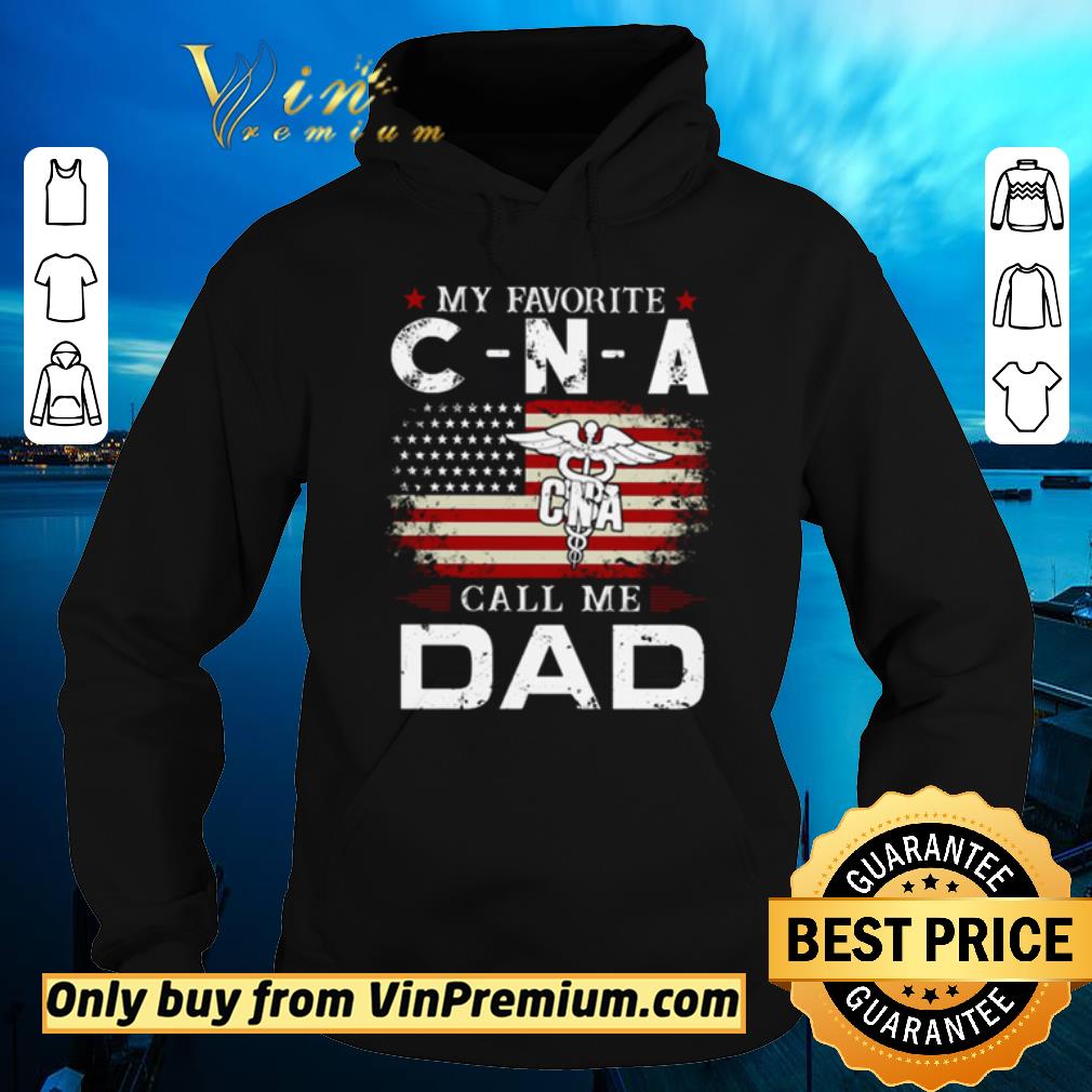 dbf898ca pretty my favorite cna call me dad american flag shirt sweater 4 - Pretty My favorite CNA call me Dad American flag shirt sweater