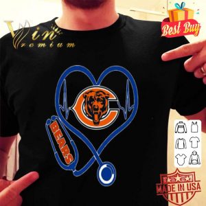 Chicago Bears Logo Stethoscope Version shirt