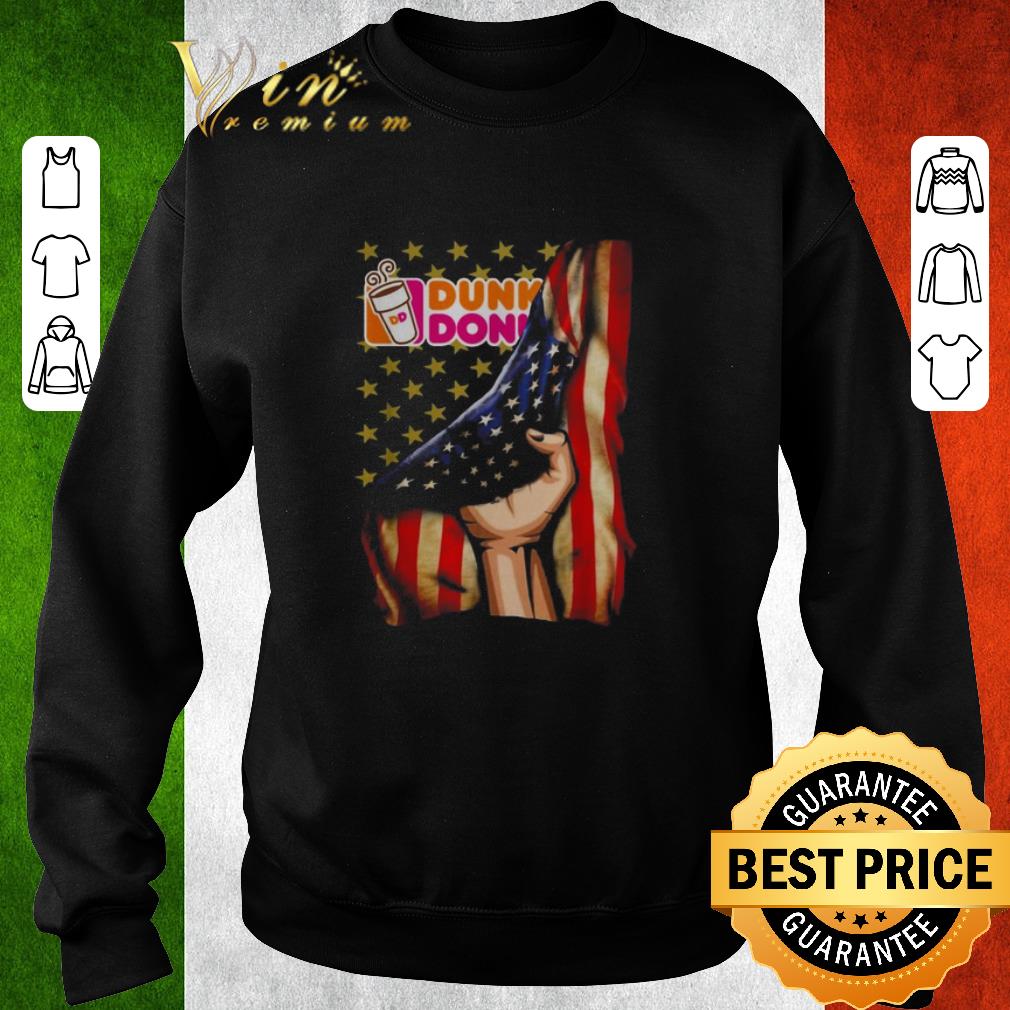 Top American flag and Dunkin Donut shirt e17248c7 top american flag and dunkin donut shirt 4 - Top American flag and Dunkin Donut shirt