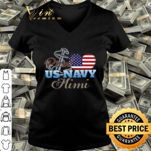 Proud US Navy Mimi American flag shirt
