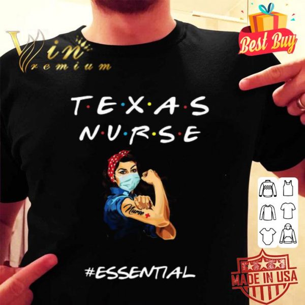 Strong Texas nurse mask #essential Coronavirus shirt