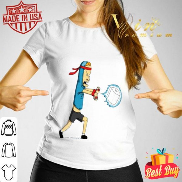 Beavis Son Goku Kamehameha Toilet Paper shirt