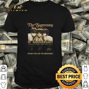 The Supremes 18th anniversary 1959-1977 all signature shirt