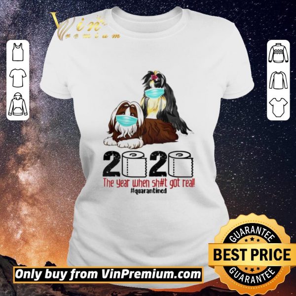 Hot Shih Tzu Quarantined 2020 shirt sweater