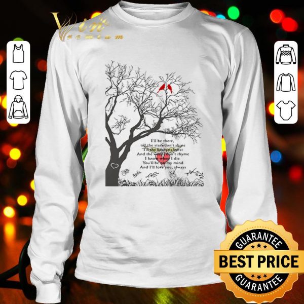 Bon Jovi Always lyrics shirt