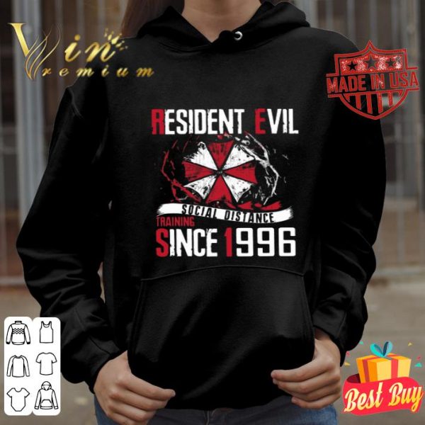 Resident Evil social distance training since 1996 shirt