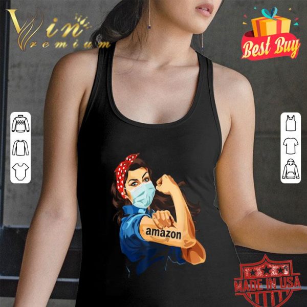 Strong Woman mask tattoo Amazon Covid-19 shirt