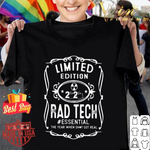 Limited Edition 2020 Rad Tech #essential Coronavirus shirt