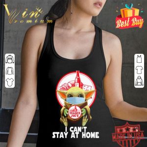 Baby Yoda mask Trader Joe’s I can’t stay at home Covid-19 shirt