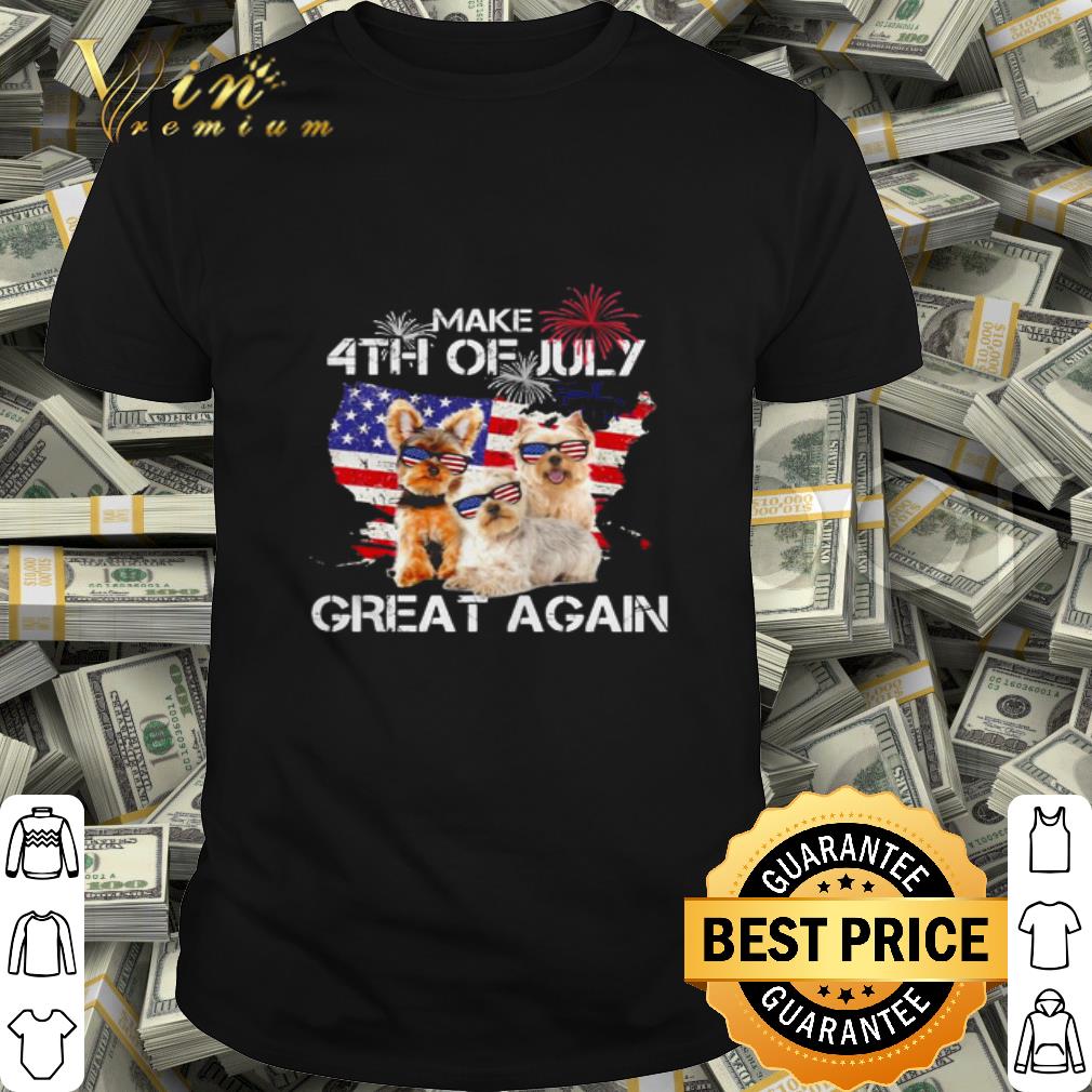 Dog Make 4th of july great agian shirt