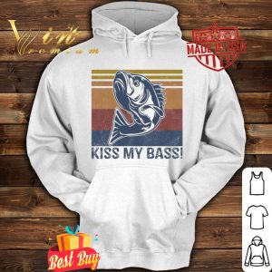 Fishing hook Kiss my Bass vintage shirt