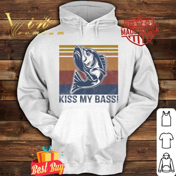 Fishing hook Kiss my Bass vintage shirt