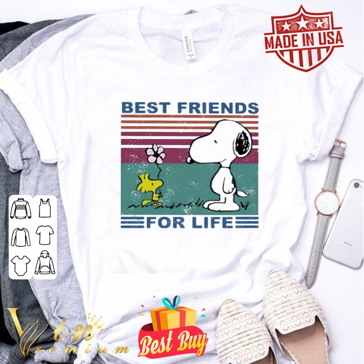 Vintage Snoopy And Woodstock Best Friends For Life shirt