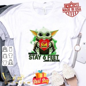 Baby Yoda Love's Travel Stops & Country Stores please stay 6 feet Coronavirus shirt