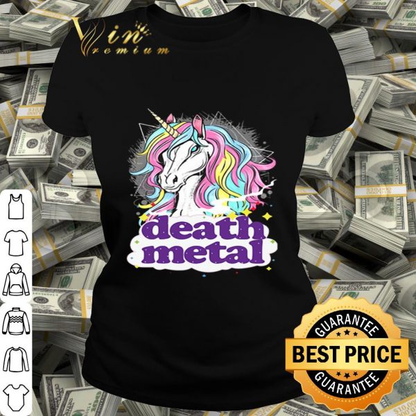 Unicorn death metal LGBT shirt