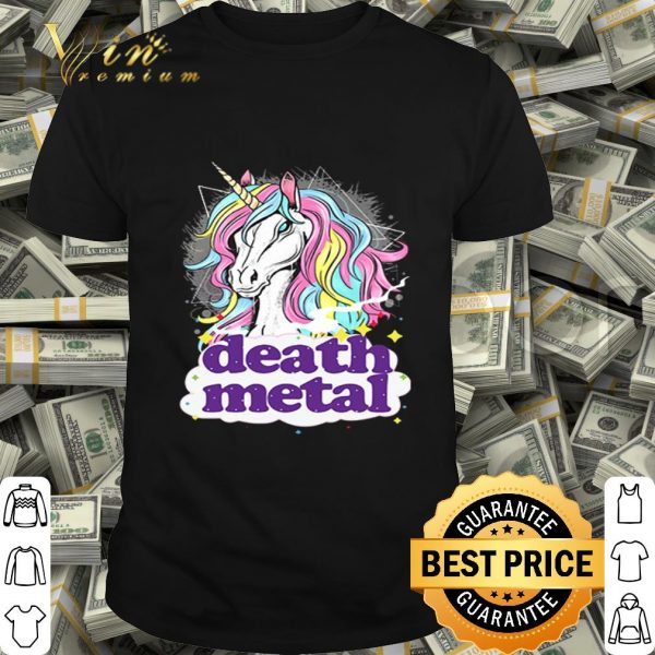 Unicorn death metal LGBT shirt