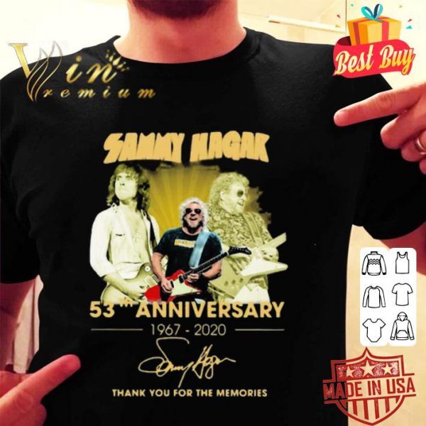 Sammy Kagak 53th anniversary 1967-2020 signature shirt