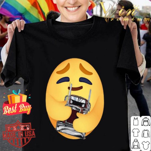 care emoji hug truck shirt