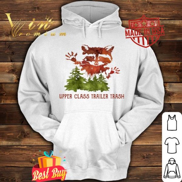 Raccoon upper class trailer trash watercolor shirt