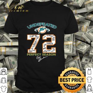 Miami Dolphins Undefeated 1972 72 perfect season all signature shirt