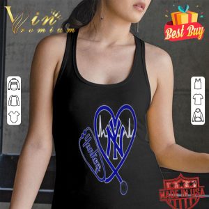 New York Yankees Nurse Heartbeat Stethoscope shirt