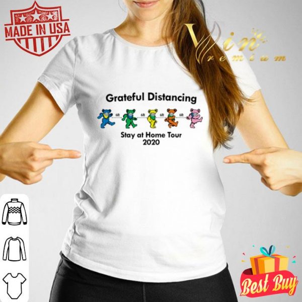 Grateful Dead distancing stay at home tour 2020 Coronavirus shirt