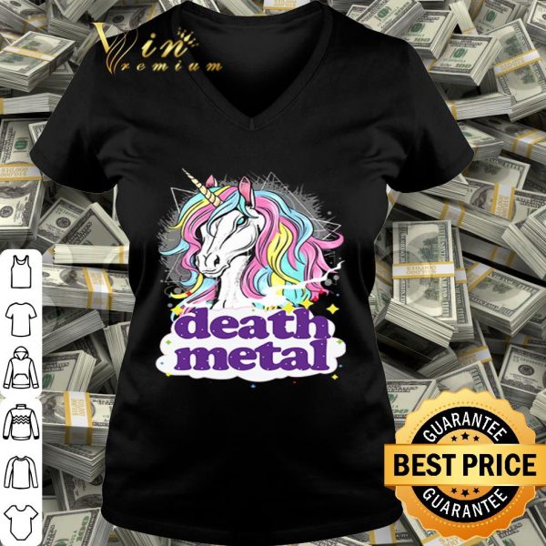 Unicorn death metal LGBT shirt