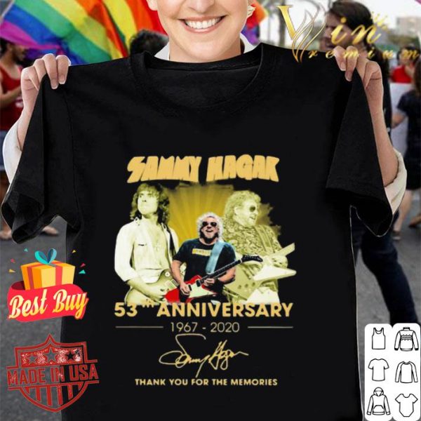 Sammy Kagak 53th anniversary 1967-2020 signature shirt