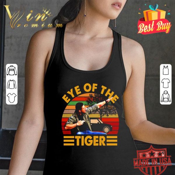 Supernatural Dean Winchester Eye of the tiger vintage sunset shirt