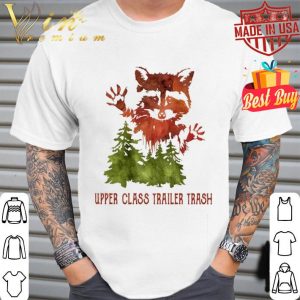 Raccoon upper class trailer trash watercolor shirt