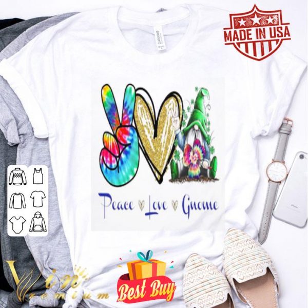 Peace Love Gnome Hippie shirt