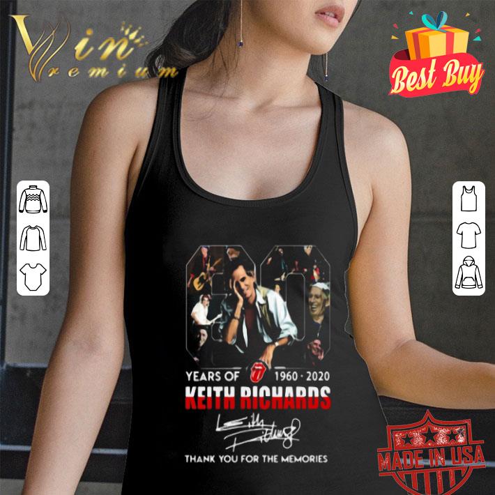 80 Years Of 1960 2020 The Rolling Stones Keith Richard Signature shirt 80 Years Of 1960 2020 The Rolling Stones Keith Richard Signature shirt