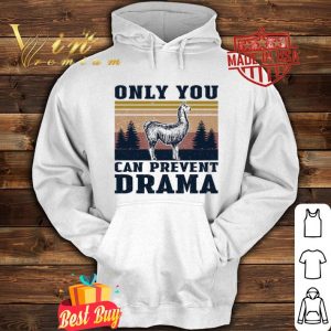 LLama Only you can prevent drama vintage shirt