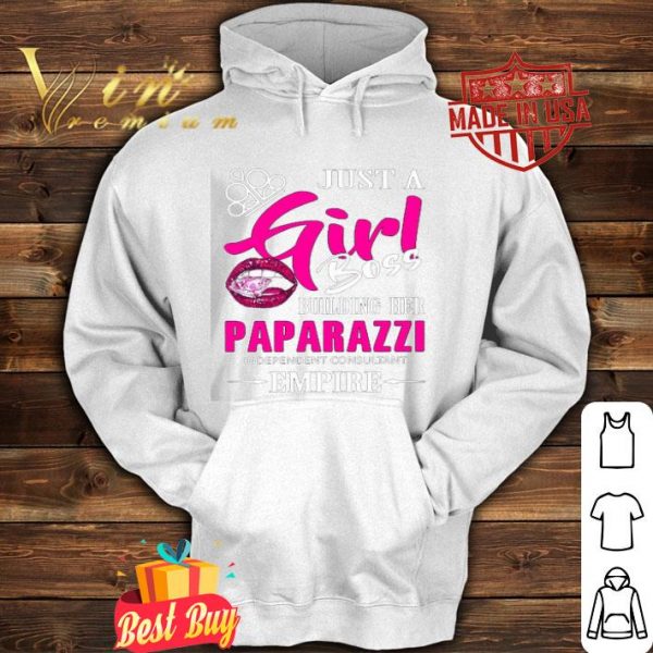 Lips Just a girl boss building her paparazi independent consultant empire shirt