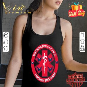 Washington Capitals logo National EMS Week shirt